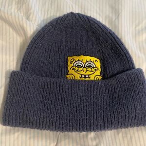 Aeropostale navy blue SpongeBob beanie #spongebob #beanie